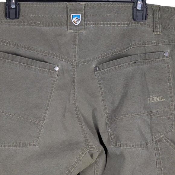KÜHL REVOLVR Pants Men’s 34x34 Olive Stretch Quick Dry 3D Phone Pocket EUC - Picture 9 of 13